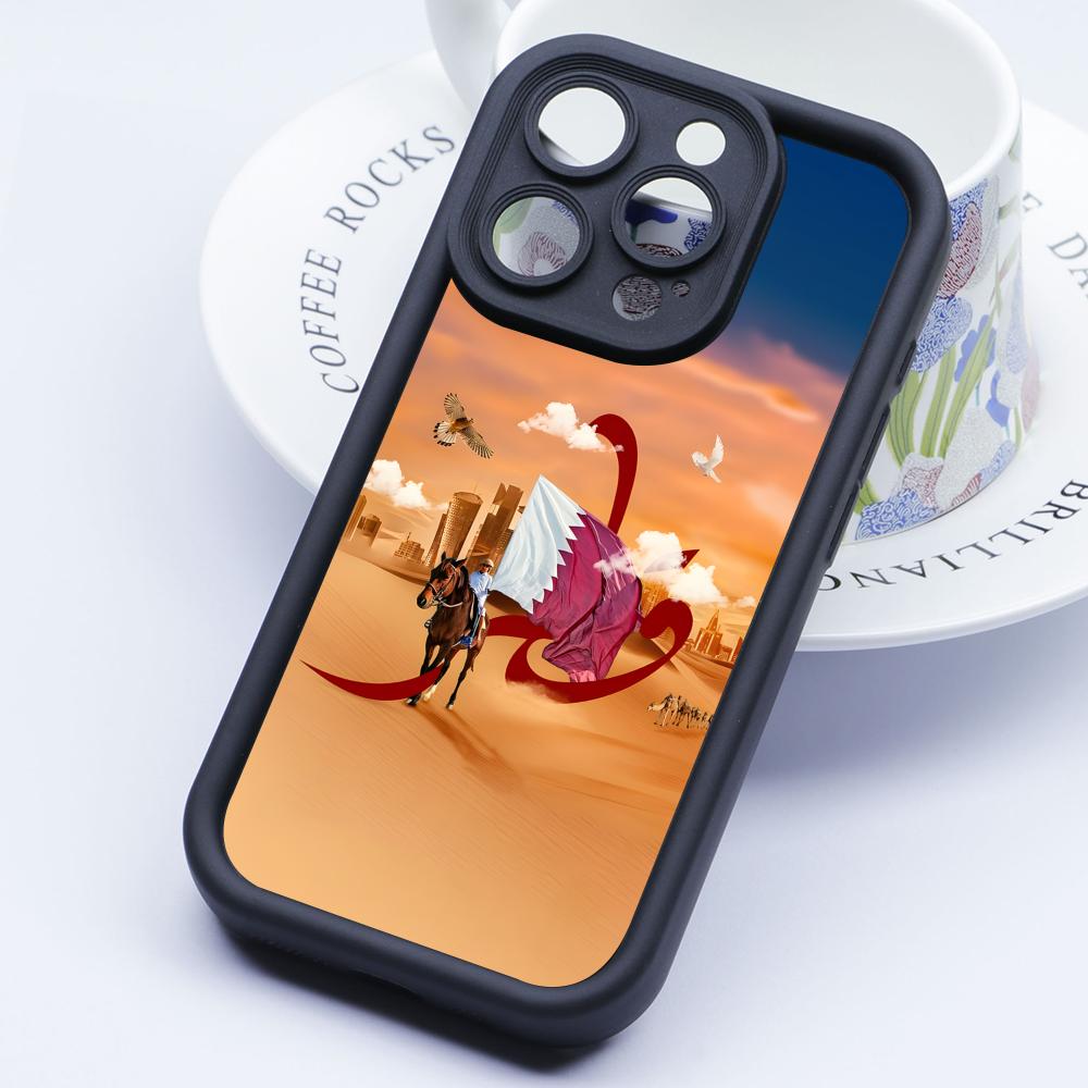 Phone Cases Qatar - 카타르 국기 디자인 TPU 두꺼운 휴대폰