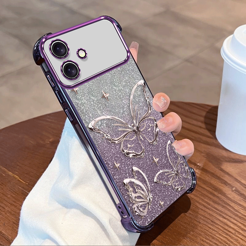 Glitter Shockproof Case - Infinix Smart 20 케이스용 글리터 도금