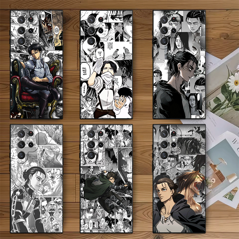 Phone Cases Shein - A-어택온티타인 애니메이션 소프트 폰 케이스 삼성