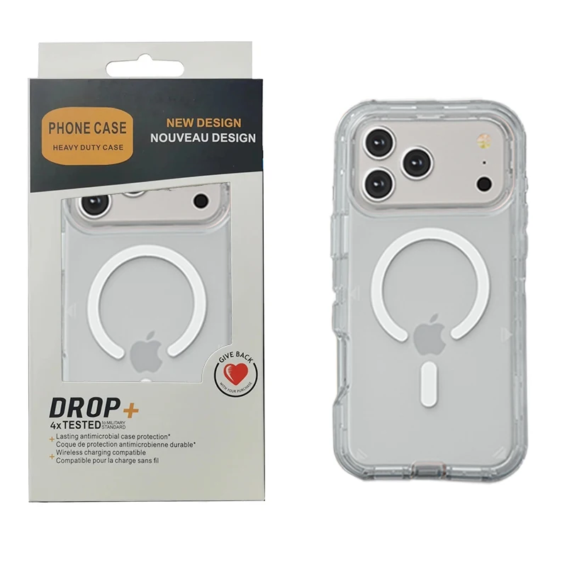 Rugged Armor Case - 하이브리드 OTT 아머 박스 클리어 (MagSafe