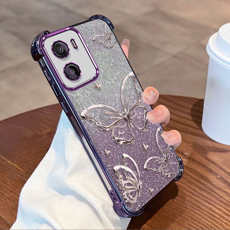 Glitter Shockproof Case - 모토로라 모토 G06 파워 케이스용 글리터