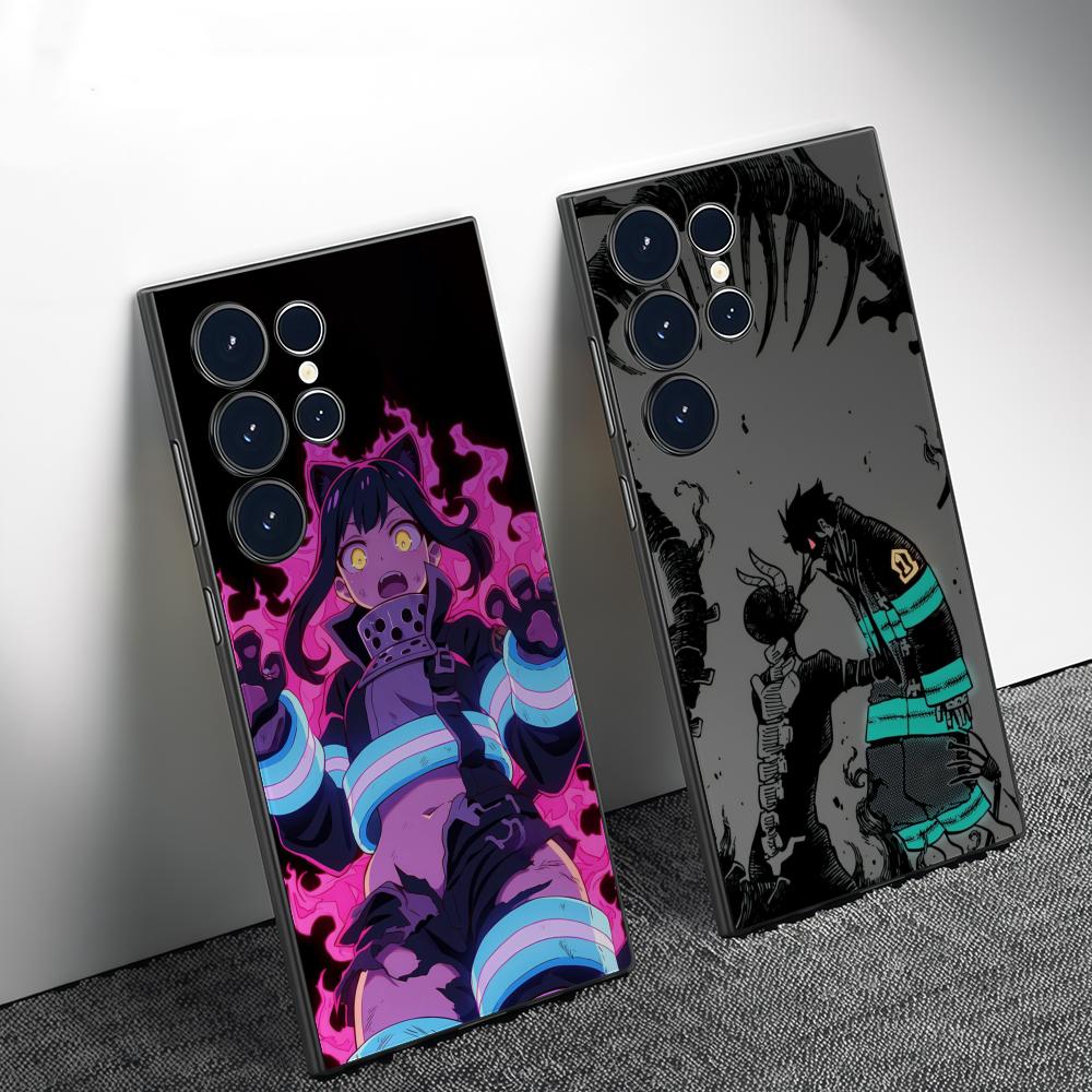 Phone Cases Galaxy S23 - 애니메이션 F-파이어 포스 폰 케이스 삼성