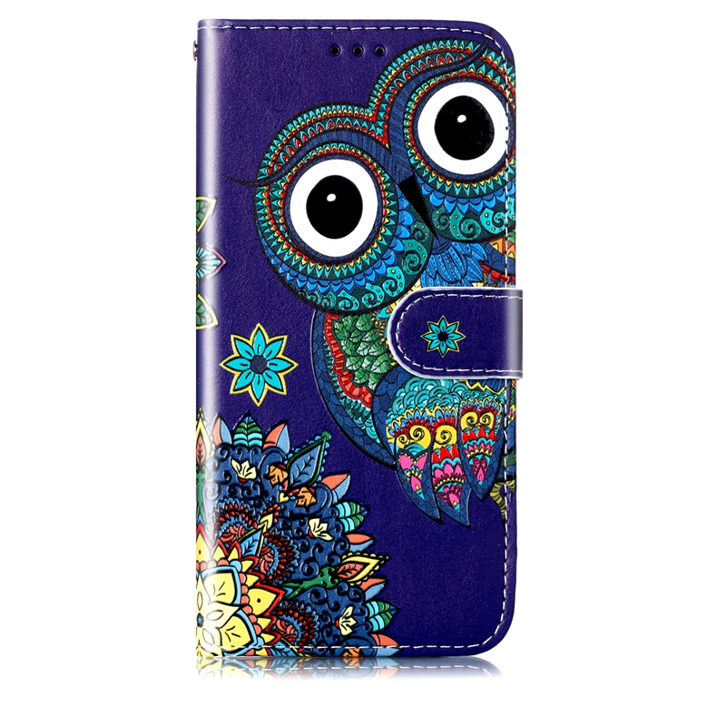 Phone Cases On Shein - 팝 패션 만화 페인팅 패턴 가죽