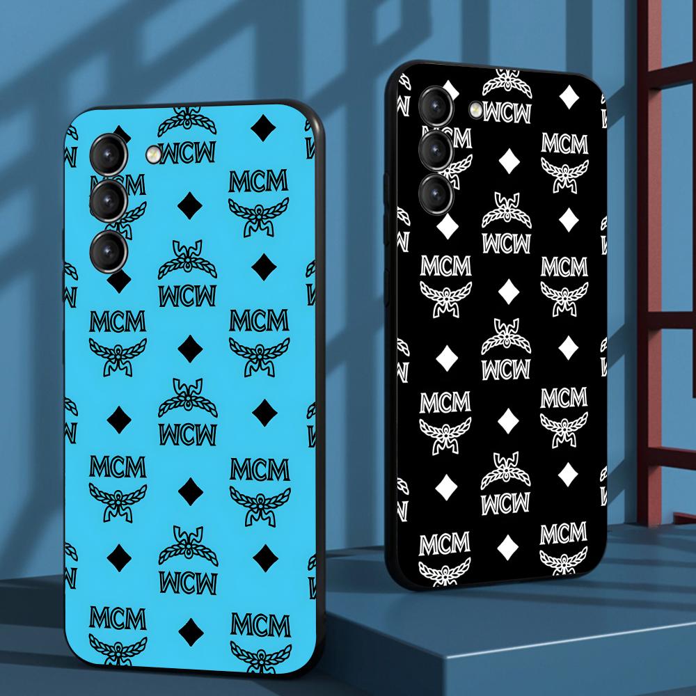 Phone Cases Brands - 핫 M-mcm 패션 명품 브랜드 삼성