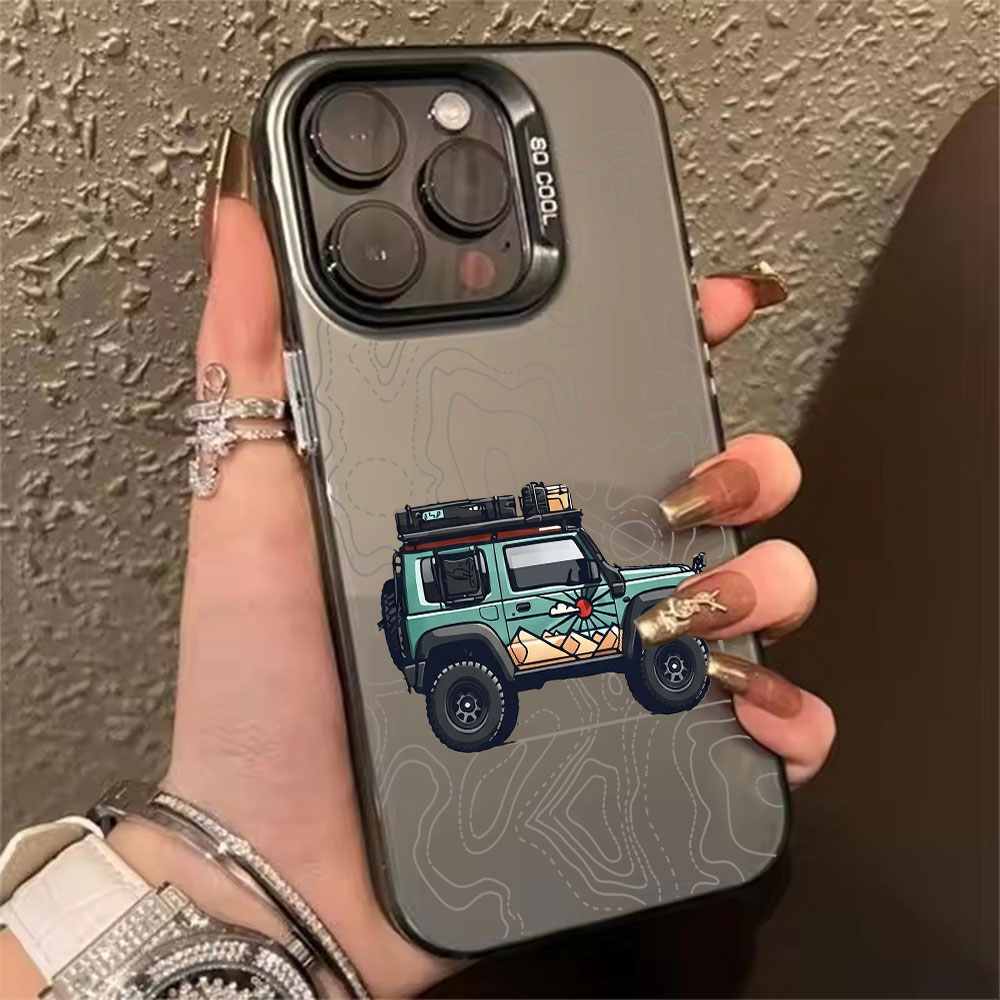 Phone Cases Xs Iphone - 심플 자동차 패턴 폰 케이스 아이폰
