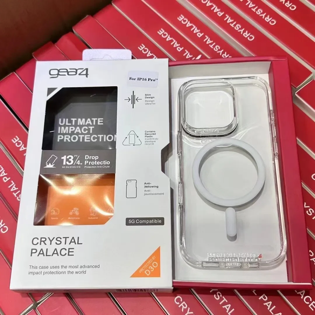 Rugged Armor Case - Gear4 클리어 아머 충격 방지 맥세이프