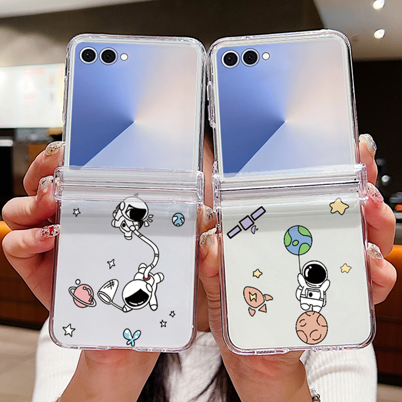 Phone Cases Z Fold 7 - 우주비행사 패턴 접이식 폰 케이스 삼성