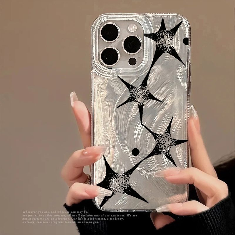 Phone Cases Xs Iphone - 샤이닝 스타 트렌디 패턴 폰 케이스