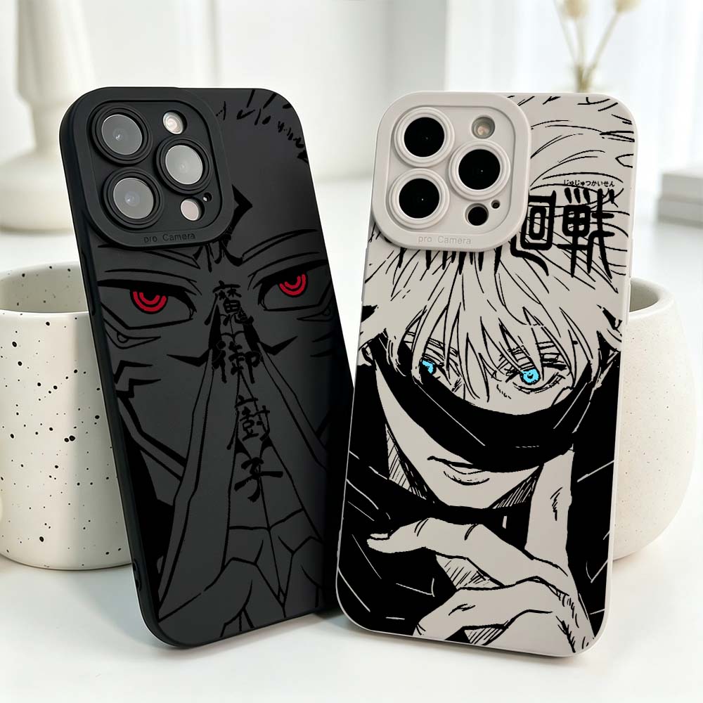 Phone Cases Xs Iphone - 애니메이션 주술회전 멋진 커버 실리콘 케이스