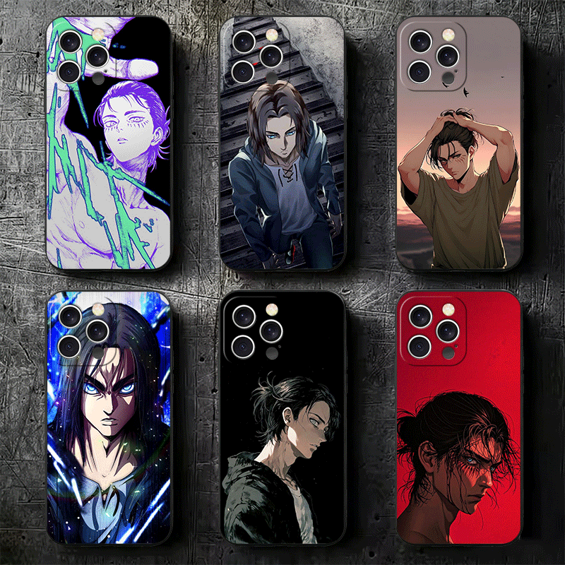 Phone Cases On Shein - A-어택온티타인 에렌 예거 소프트 폰 케이스