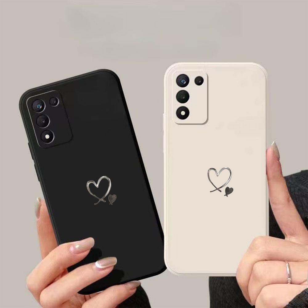 Phone Cases Samsung S25 Fe - 러브 하트 프린트 낙하 방지 폰