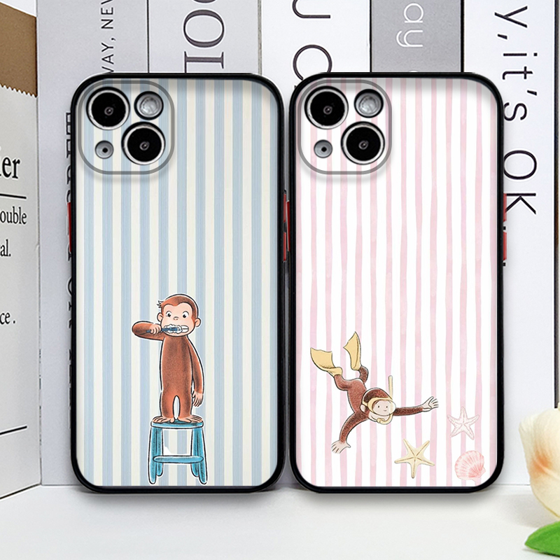 Phone Cases Xs Iphone - 만화 줄무늬 원숭이 고양이 폰케이스 아이폰