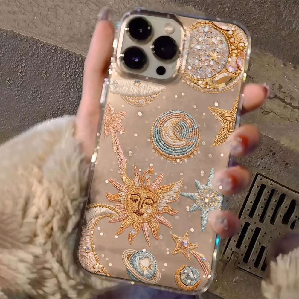 창의적인 별과 달 모양의 반짝이 글리터 폰 케이스 (아 - Glitter Shockproof Case 리뷰 및 가격