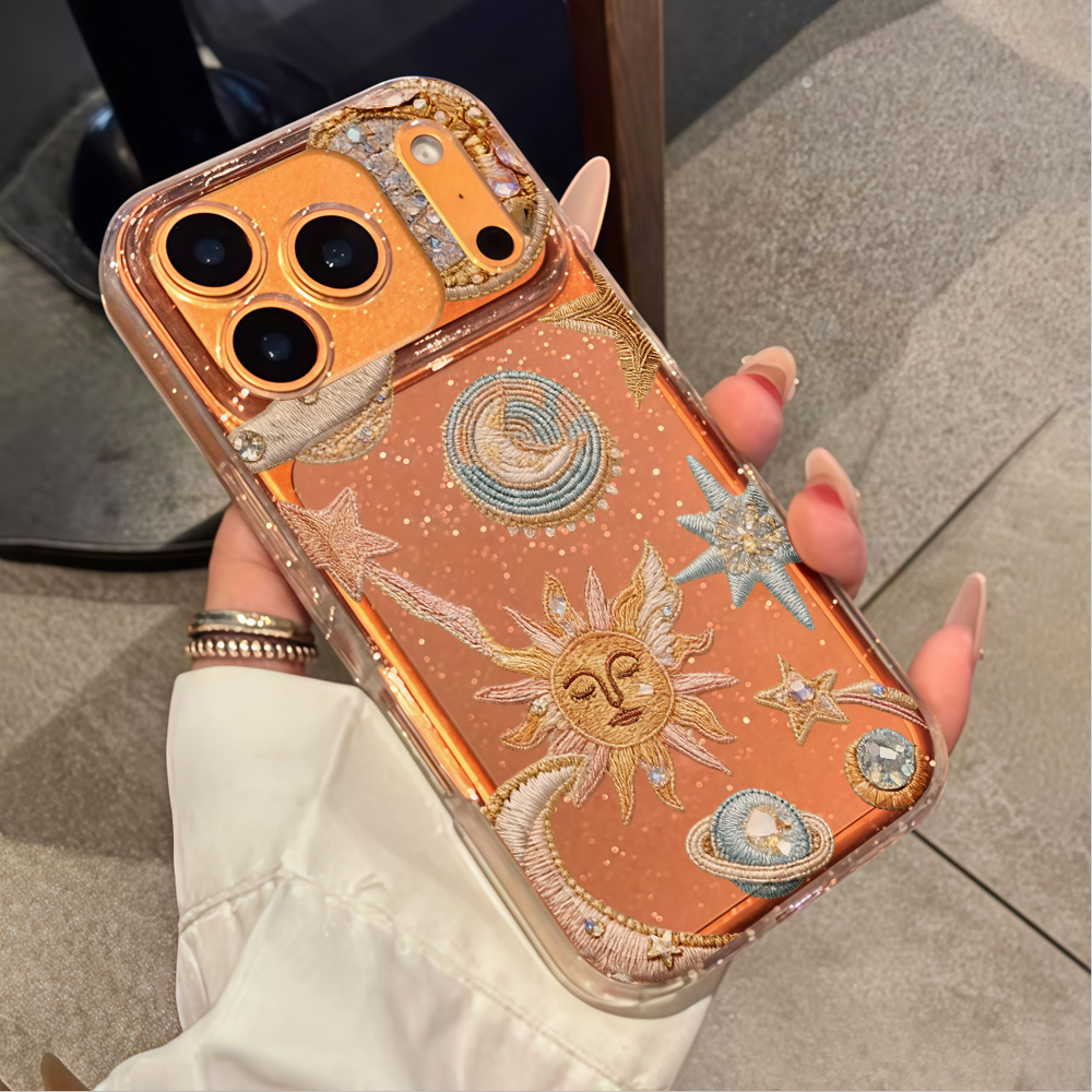 창의적인 별과 달 모양의 반짝이 글리터 폰 케이스 (아 - Glitter Shockproof Case 리뷰 및 가격