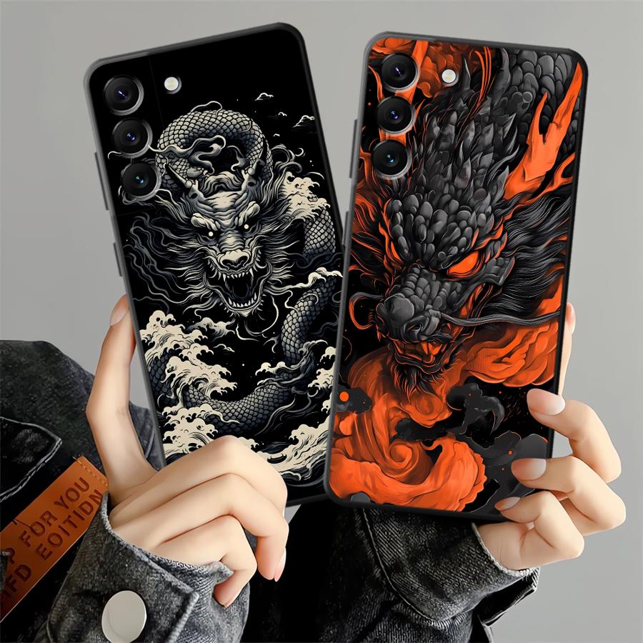 웨이브 드래곤 아트 폰 케이스 (삼성 갤럭시 A57 A - Phone Cases Art 리뷰 및 가격