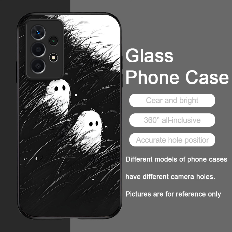 재미있는 유령 추상 예술 패턴 강화유리 폰 케이스 삼성 - Phone Cases Art 리뷰 및 가격