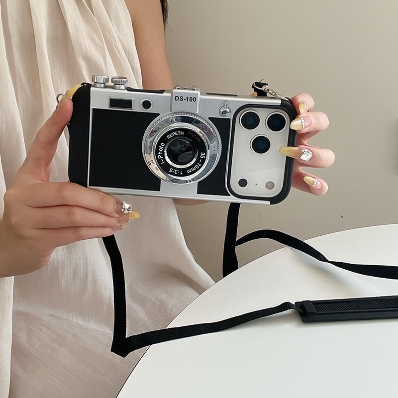 에밀리 인 파리 빈티지 카메라 디자인 케이스 아이폰 에 - Phone Cases With Camera Cover 리뷰 및 가격