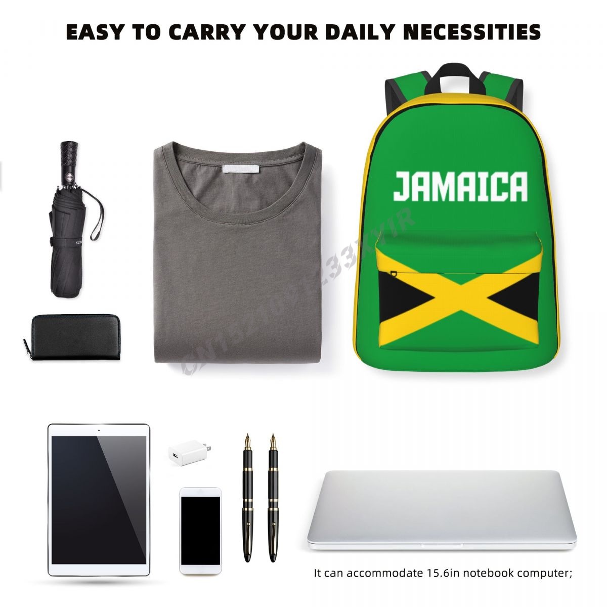 유니섹스 배낭 자메이카 국기 자메이카 스티치 Schoo - Phone Cases Jamaica 리뷰 및 가격