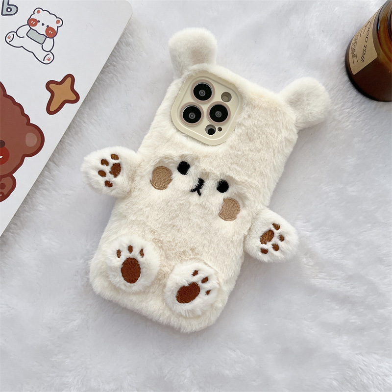한국 3D 만화 곰돌이 푹신한 봉제 커플 폰 케이스 아 - Phone Cases Iphone 17 Pro Max 리뷰 및 가격