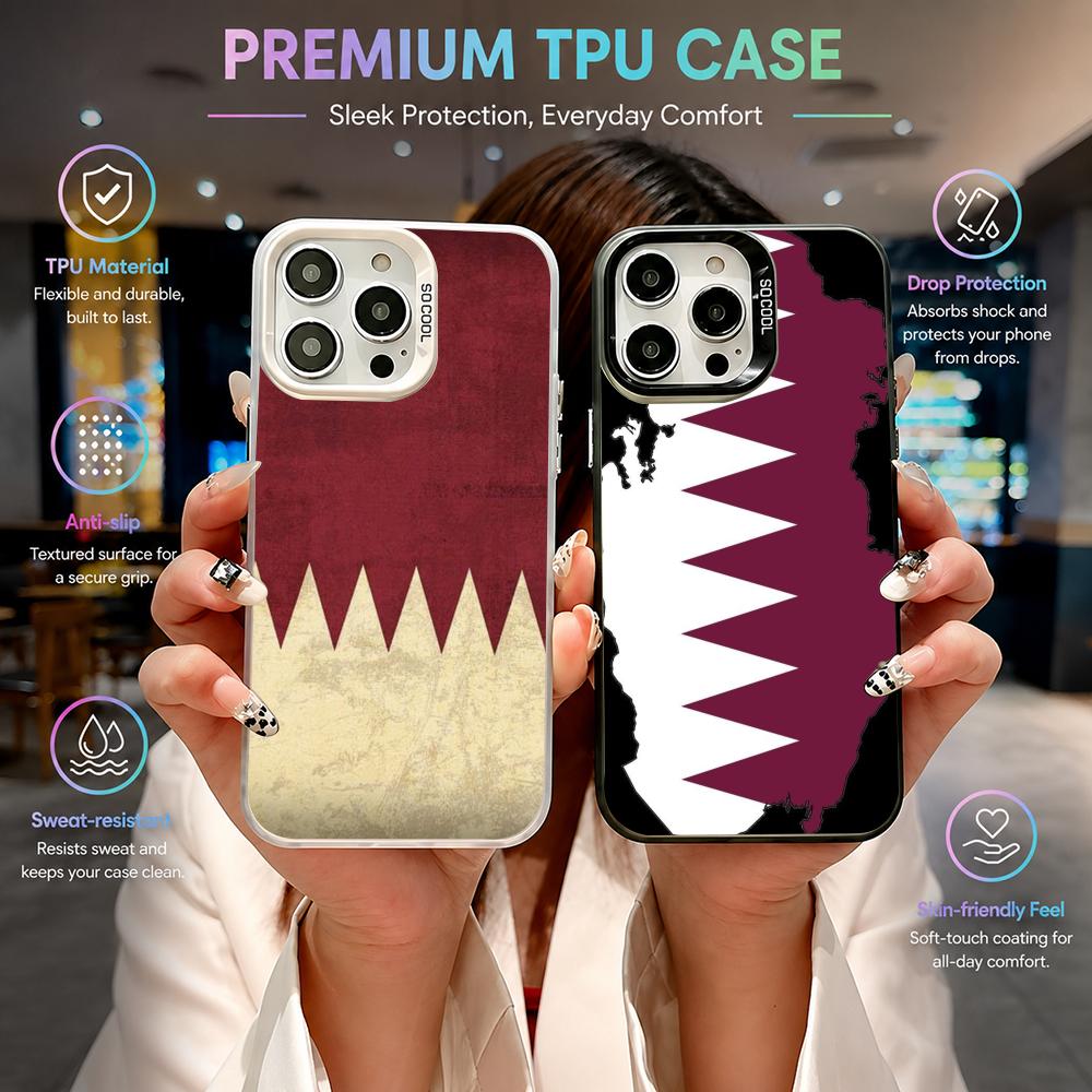 스포츠 카타르 국기 풋볼 폰 케이스 아이폰 11/12/ - Phone Cases Qatar 리뷰 및 가격