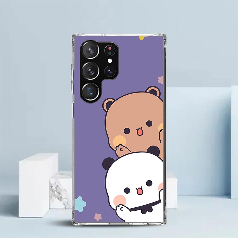 부부 두두 만화 귀여운 소프트 커버 삼성 갤럭시 S25 - Phone Cases Shein 리뷰 및 가격