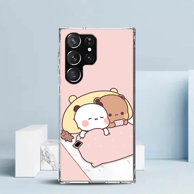 부부 두두 만화 귀여운 소프트 커버 삼성 갤럭시 S25 - Phone Cases Shein 리뷰 및 가격