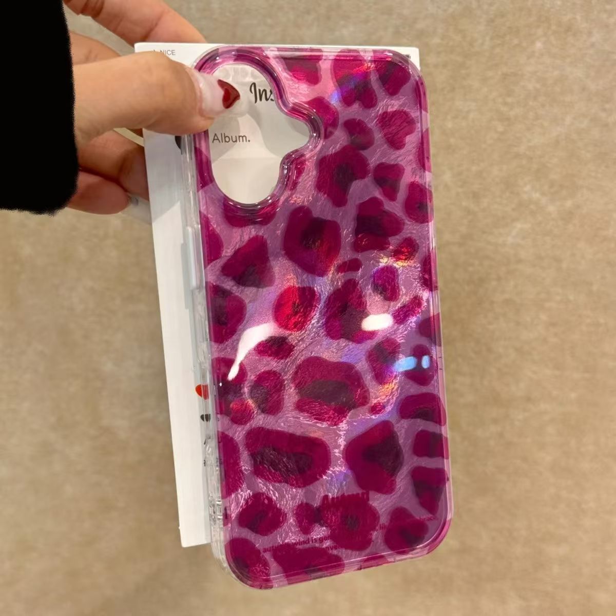 퍼플 레오파드 프린트 아이폰 케이스 (아이폰 15, 1 - Phone Cases Purple 리뷰 및 가격