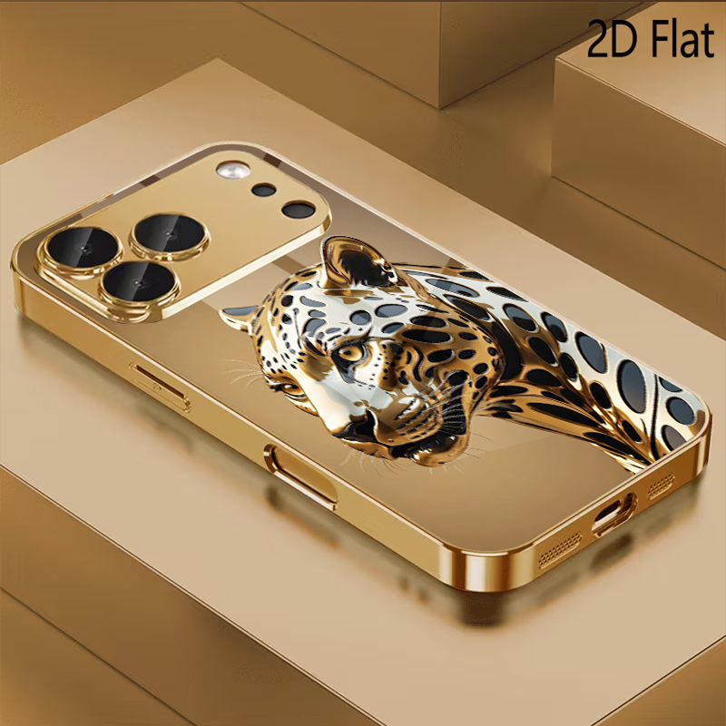 치타 프린트 패턴 강화유리 디자인 아이폰16 17 Pr - Phone Cases With Camera Cover 리뷰 및 가격