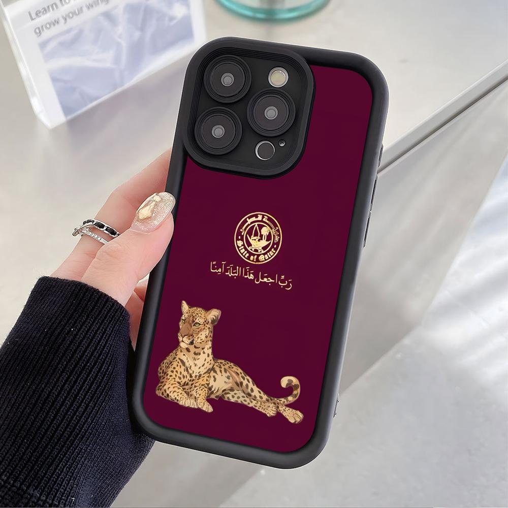 카타르 국기 디자인 TPU 두꺼운 휴대폰 케이스 (아이 - Phone Cases Qatar 리뷰 및 가격