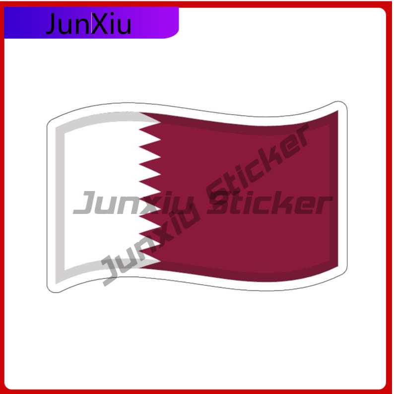 카타르 국기 스티커 카타르 데칼 액세서리 자동차 노트북 - Phone Cases Qatar 리뷰 및 가격