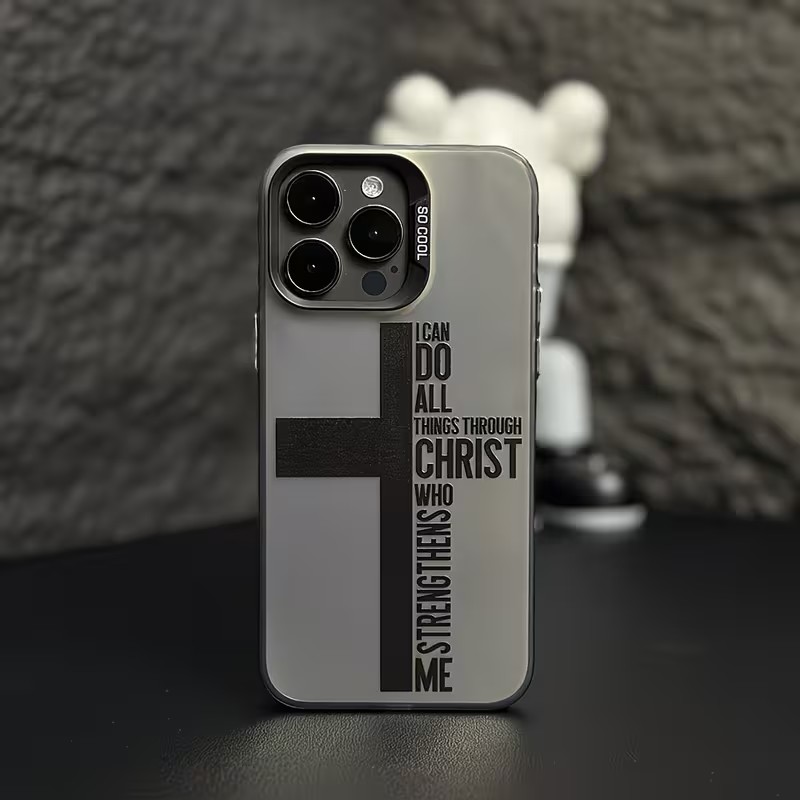 지문방지 크로스 바이블 디자인 폰케이스 (아이폰 17, - Phone Cases Xs Iphone 리뷰 및 가격