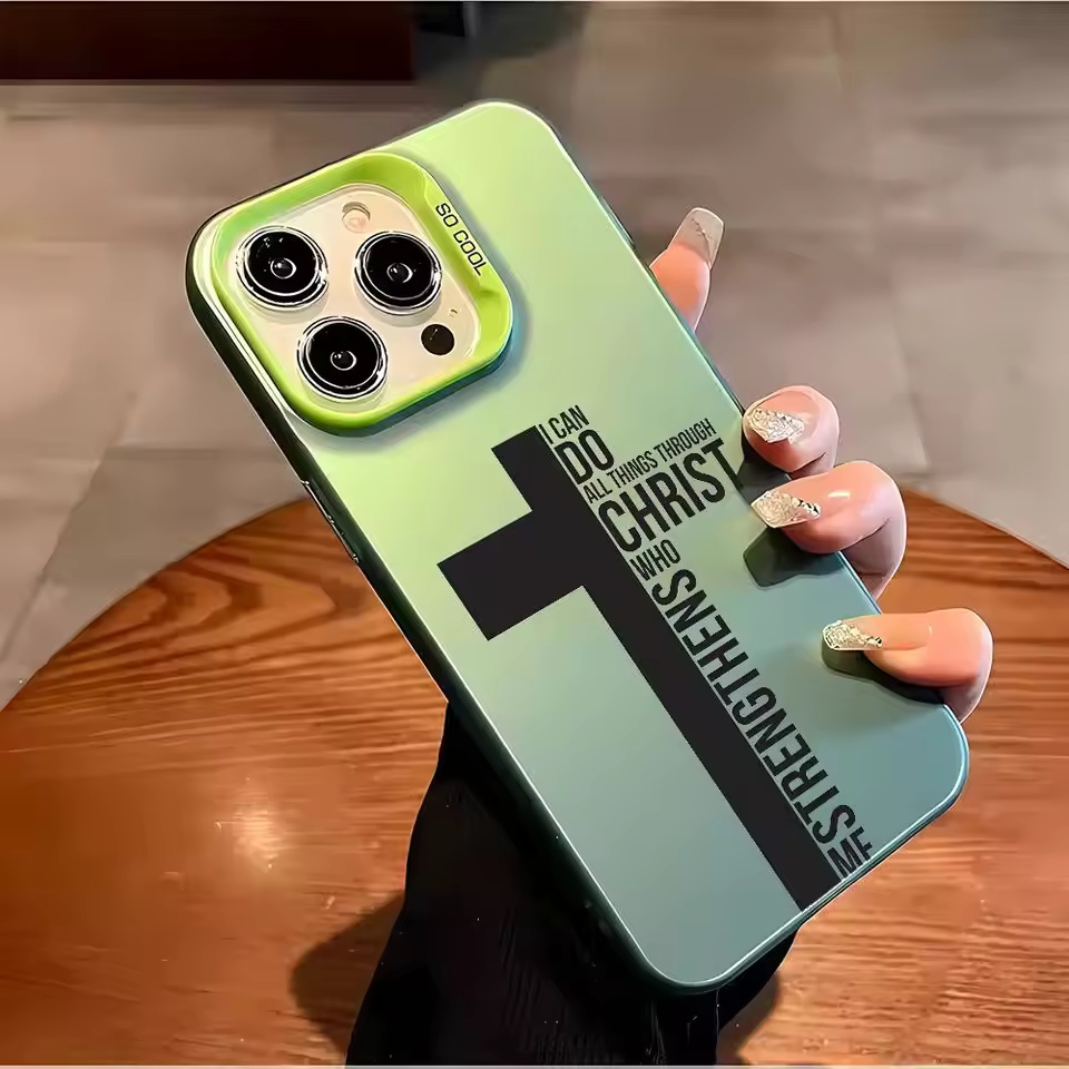 지문방지 크로스 바이블 디자인 폰케이스 (아이폰 17, - Phone Cases Xs Iphone 리뷰 및 가격