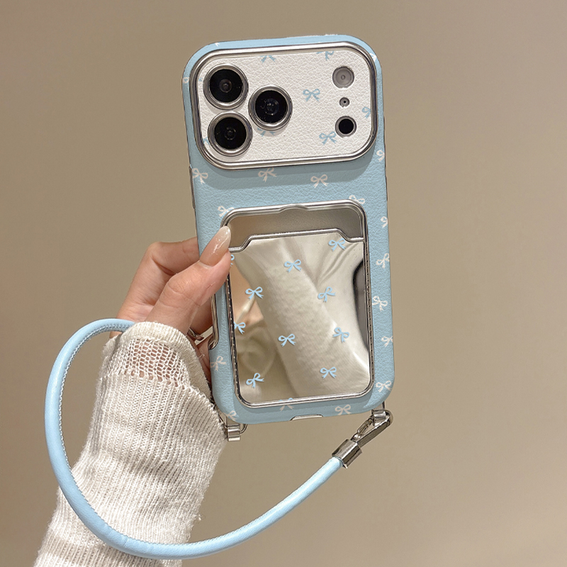 귀여운 리본 거울 카드 홀더 폰 케이스 (아이폰17 1 - Phone Cases With Loop 리뷰 및 가격