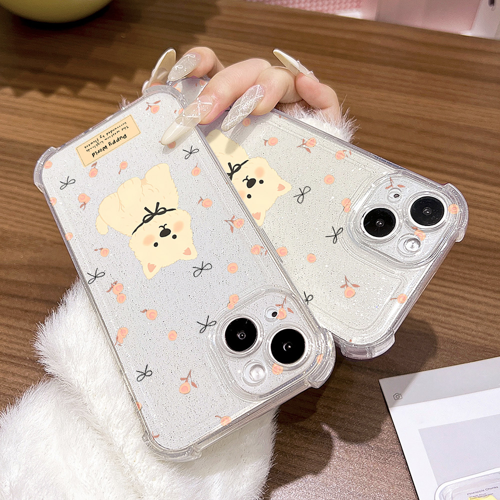 귀여운 고글 TPU 글리터 폰 케이스 아이폰 16 프로 - Glitter Shockproof Case 리뷰 및 가격