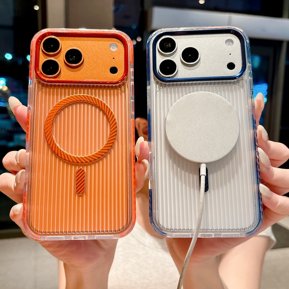 MagSafe 마그네틱 폰 케이스용 세로 줄무늬 충격  - Phone Cases With Camera Cover 리뷰 및 가격