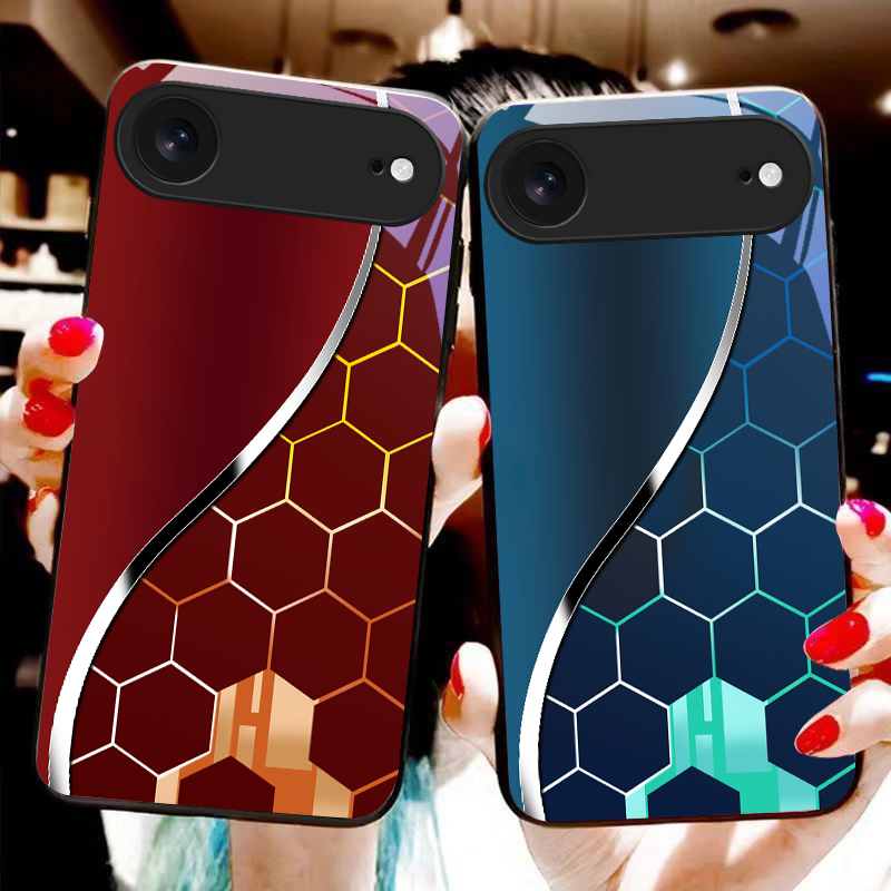 보라색 벌집 패턴 아이폰 11 프로 12 13 미니 1 - Phone Cases Purple 리뷰 및 가격