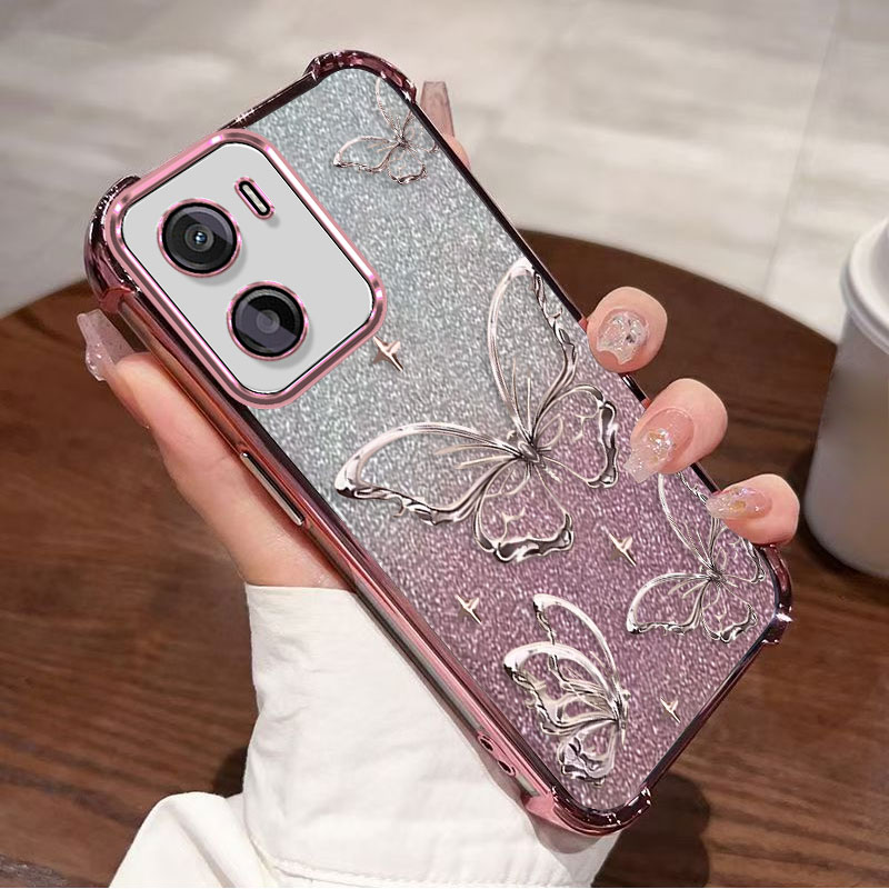 모토로라 모토 G06 파워 케이스용 글리터 도금 보호  - Glitter Shockproof Case 리뷰 및 가격