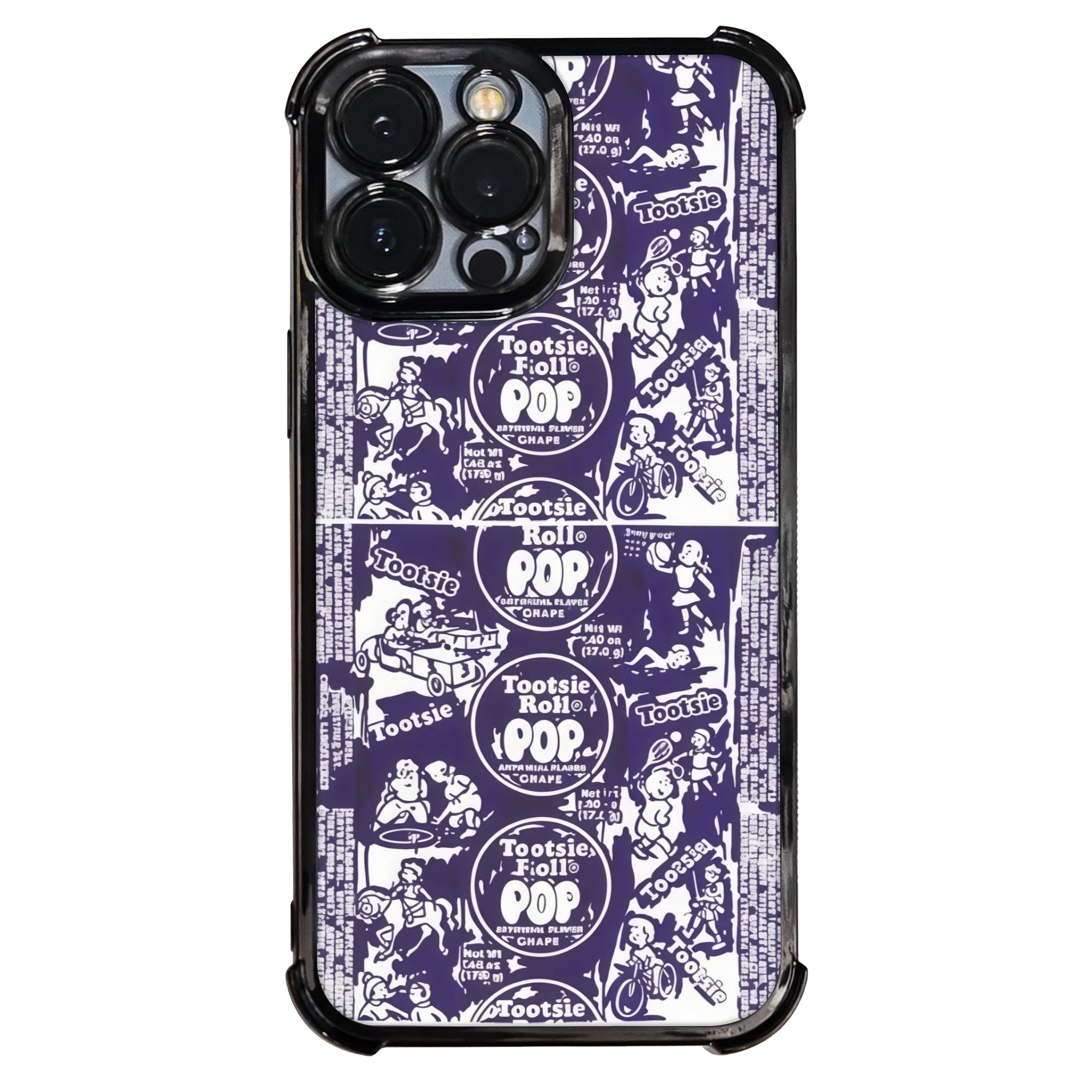 레트로 퍼플 & 화이트 폰 케이스 tTootsie Po - Phone Cases Purple 리뷰 및 가격