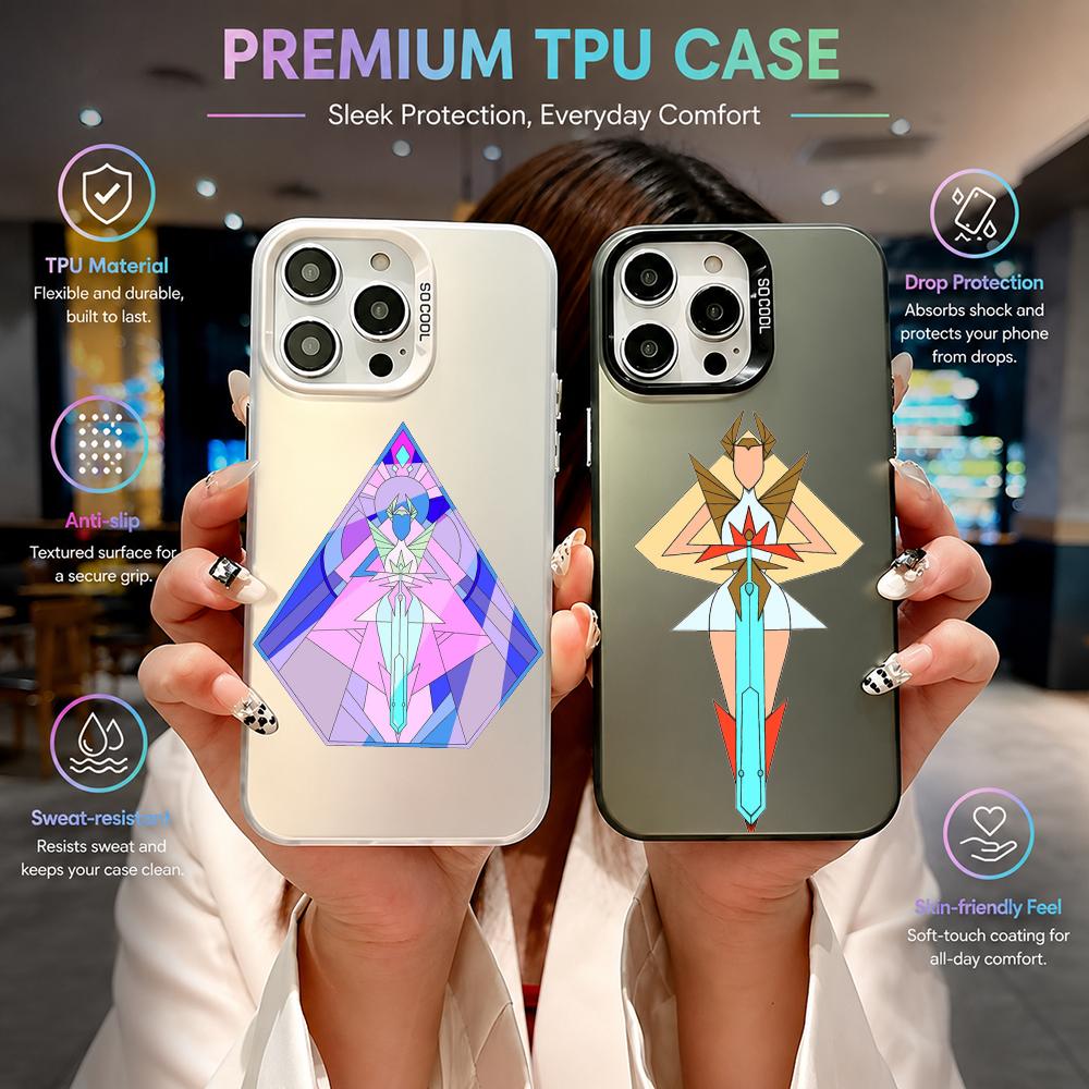 C-Cartoon She-Ra 폰 케이스 아이폰 11/ - Phone Cases Shein 리뷰 및 가격