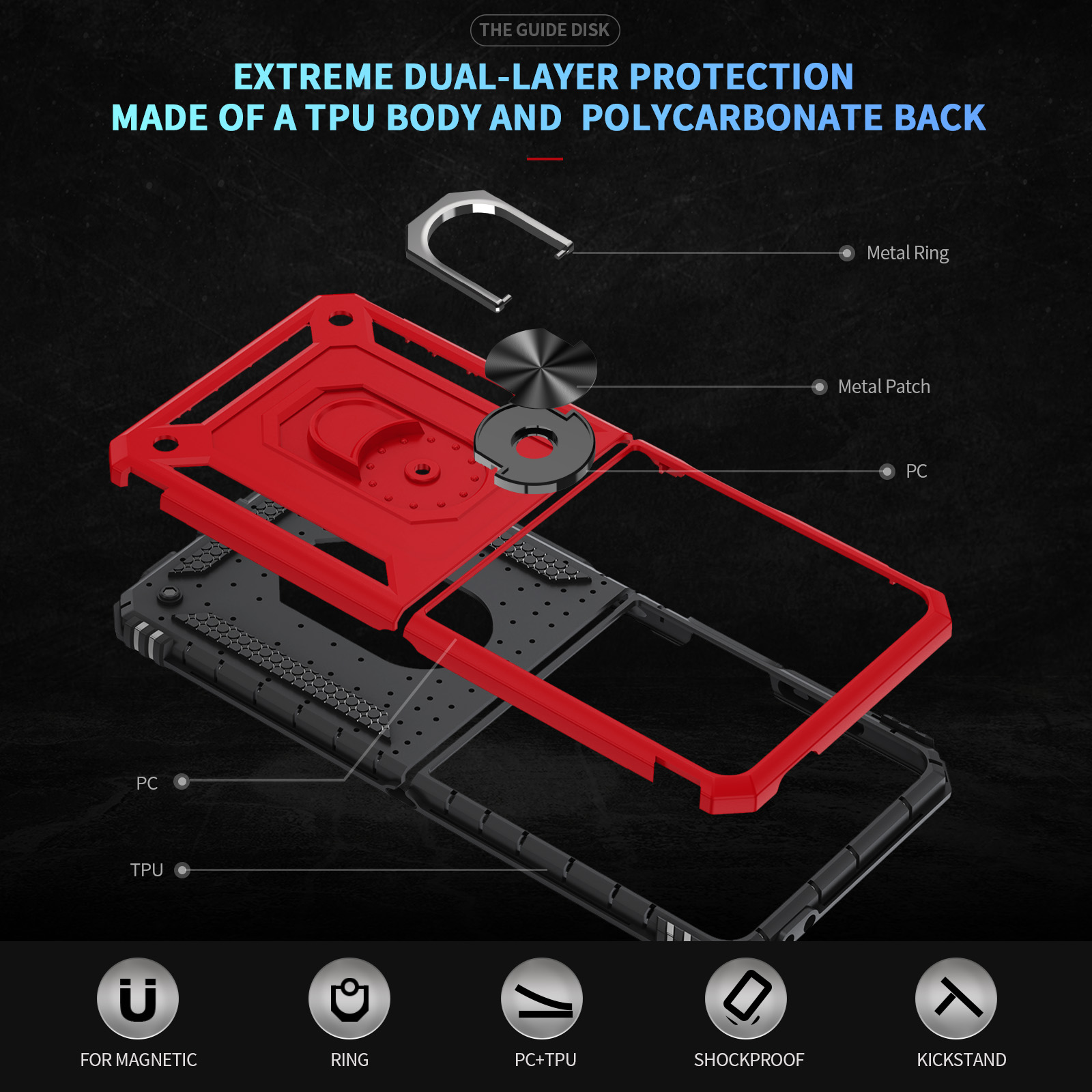 삼성 갤럭시 Z 플립 7용 밀리터리 등급 충격 방지 폰 - Rugged Armor Case 리뷰 및 가격