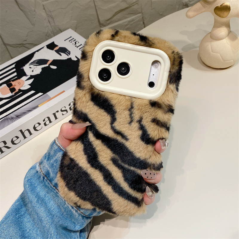 럭셔리 지브라 패턴 플러시 폰 케이스 (아이폰 17 에 - Phone Cases Iphone 17 Pro Max 리뷰 및 가격