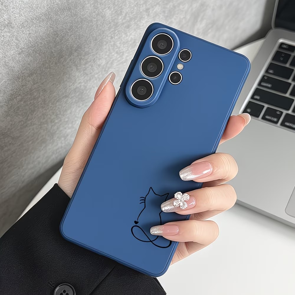 미니멀리즘 라인 아트 고양이 스케치 패턴 폰 케이스 삼 - Phone Cases Art 리뷰 및 가격