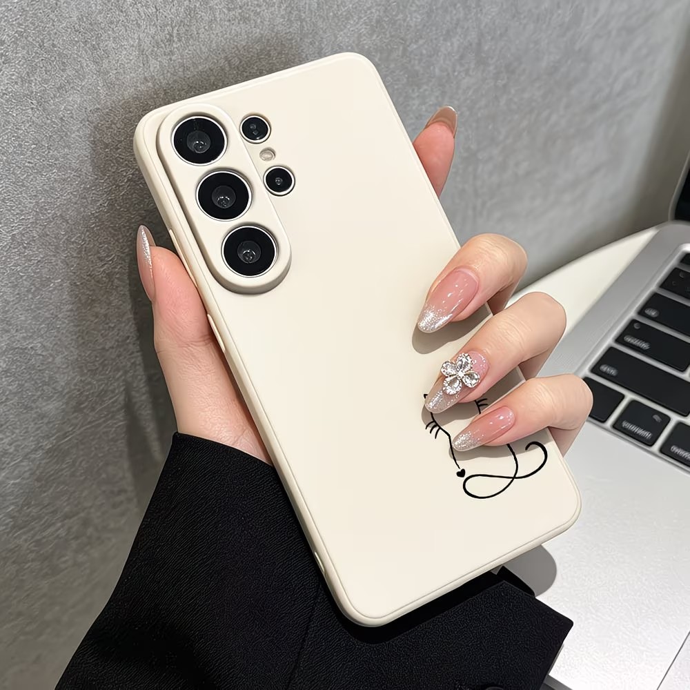미니멀리즘 라인 아트 고양이 스케치 패턴 폰 케이스 삼 - Phone Cases Art 리뷰 및 가격