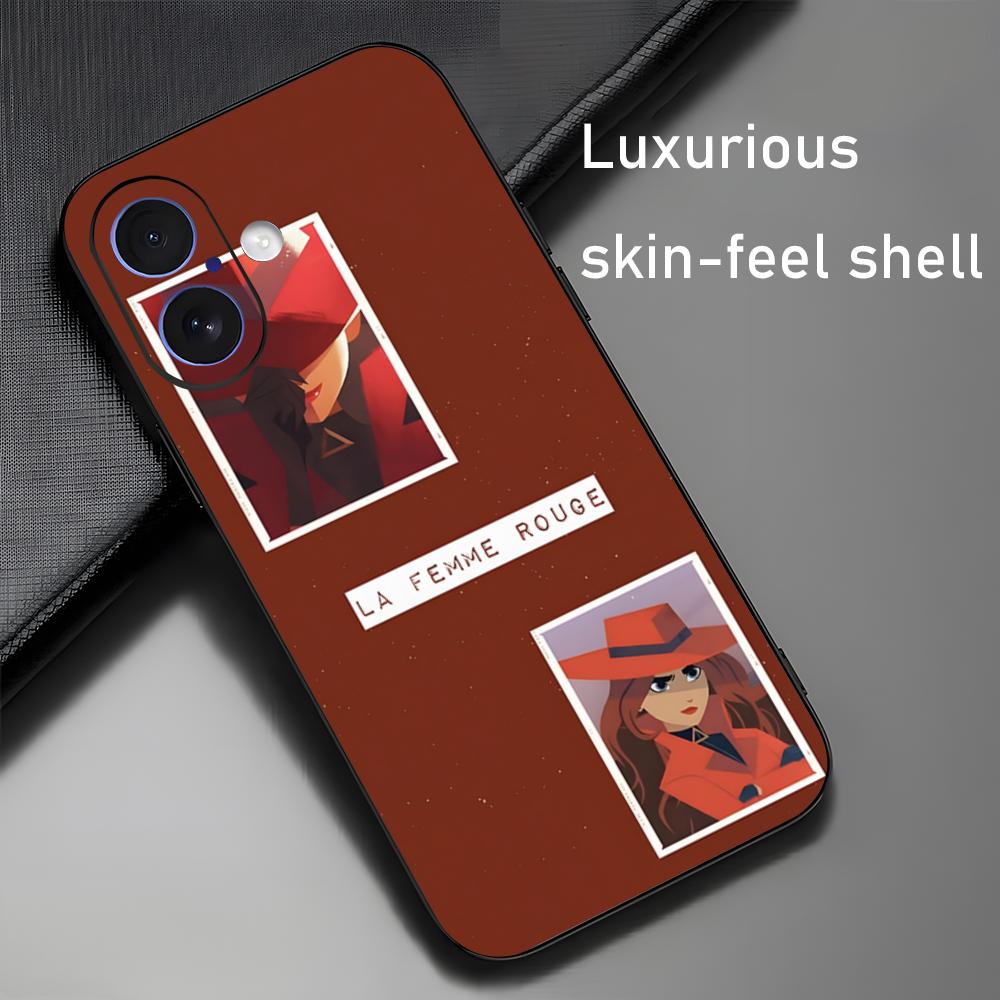 핫 카르멘 샌디에고 만화 캐릭터 아이폰 16 15 14 - Phone Cases Xs Iphone 리뷰 및 가격