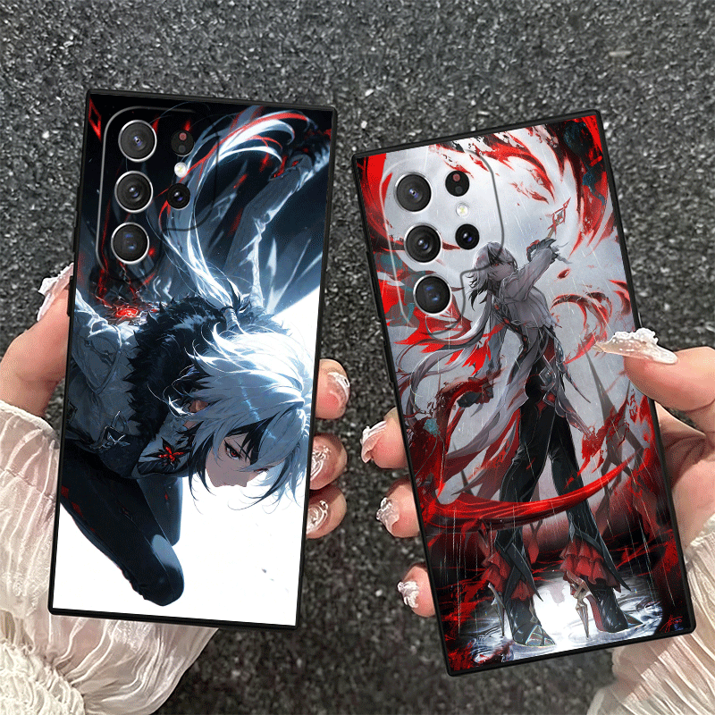 겐신 임팩트 아르레치노 소프트 폰 케이스 삼성 갤럭시  - Phone Cases Shein 리뷰 및 가격