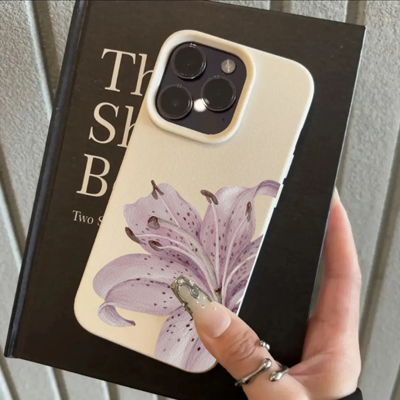 보라색 백합꽃 아이폰 케이스 (아이폰 17, 16, 1 - Phone Cases Purple 리뷰 및 가격