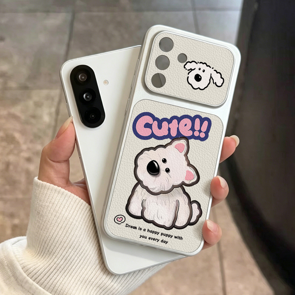 귀여운 만화 강아지 끈 달린 폰 케이스 삼성 A36 A - Phone Cases With Camera Cover 리뷰 및 가격