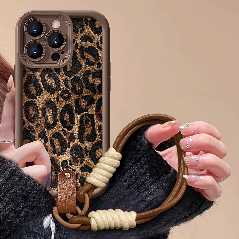 레오파드 프린트 손목 스트랩 폰 케이스 (아이폰 17, - Phone Cases With Loop 리뷰 및 가격