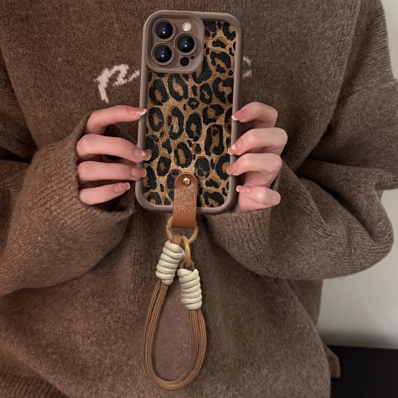 레오파드 프린트 손목 스트랩 폰 케이스 (아이폰 17, - Phone Cases With Loop 리뷰 및 가격