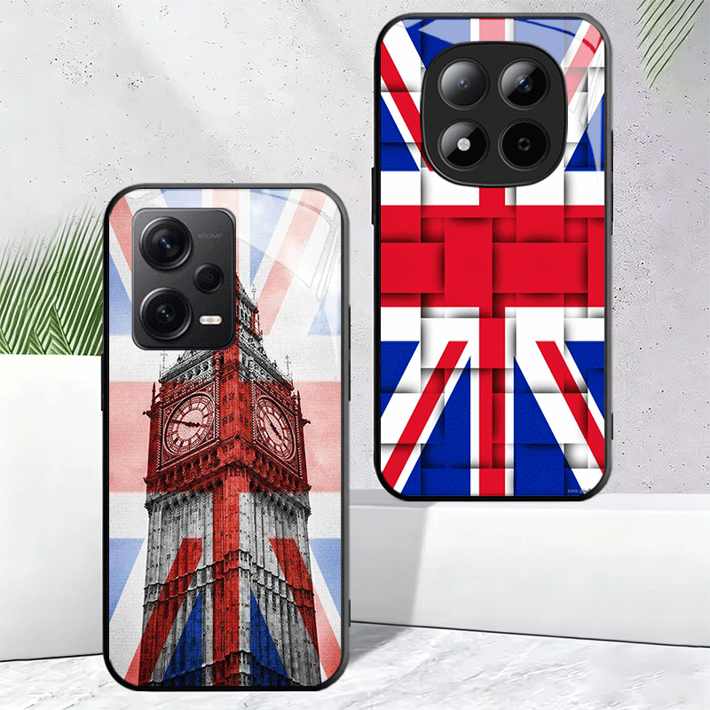 유니온 잭 잉글랜드 영국 국기 유리 폰 케이스 (샤오미 - Phone Cases Shein 리뷰 및 가격